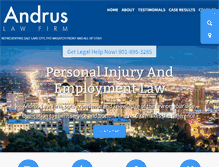 Tablet Screenshot of andrusfirm.com